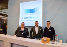 Jack en Fred Breekhuizen en Luuk Donker van Sure Plants, een verkooporganisatie voor een tiental kwekers dat Jack alwaar zoveel jaar geleden (in 2006 om precies te zijn) begon.